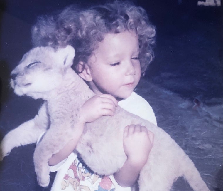 Sofía Cristo de niña