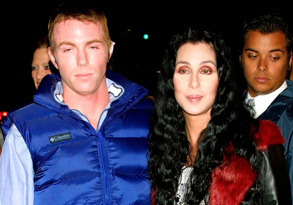 Cher y su hijo Elijah, en una imagen de archivo.