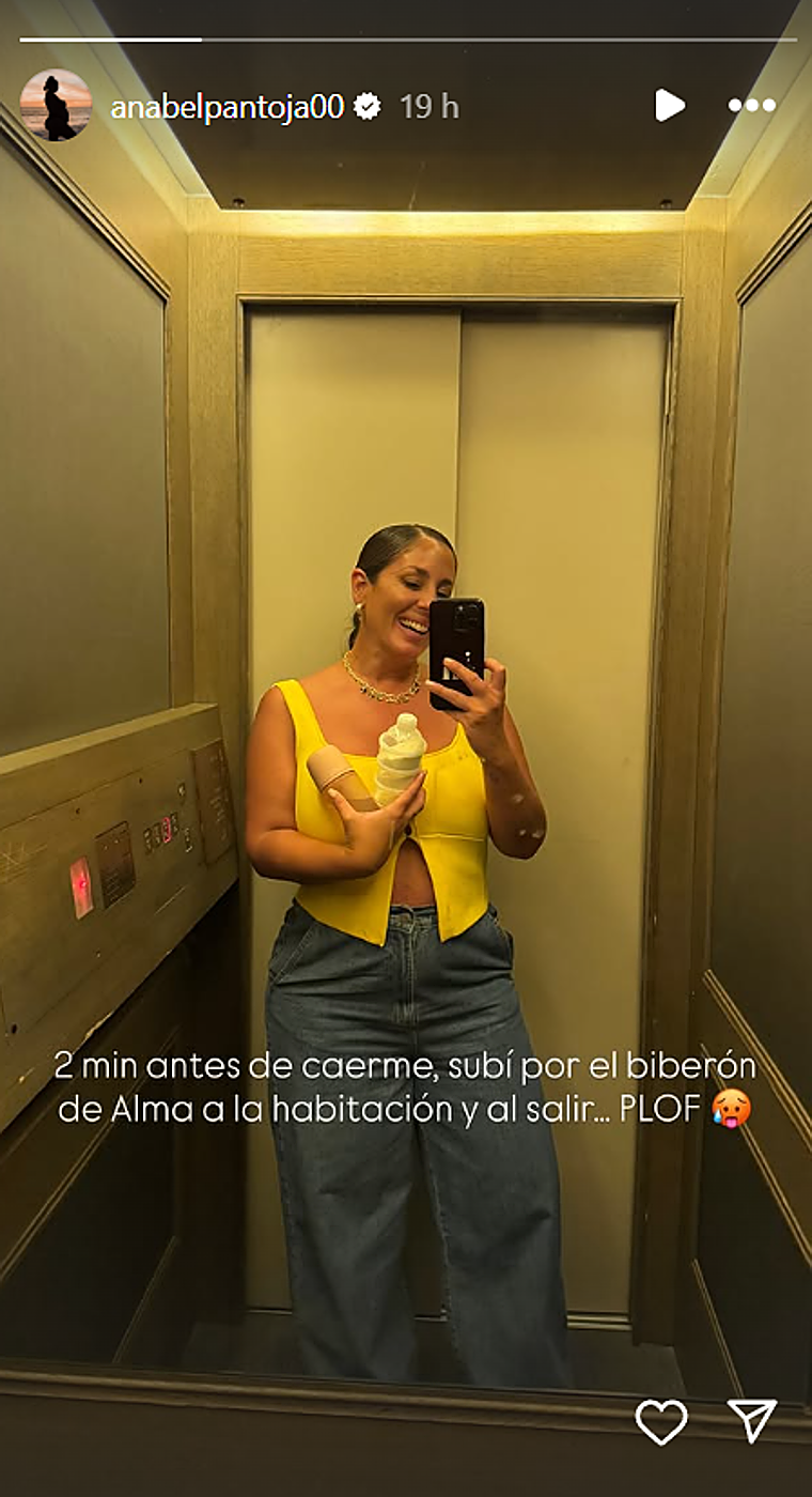 El aparatoso accidente de Anabel Pantoja en Cataluña: «Se me salió el codo, literal»