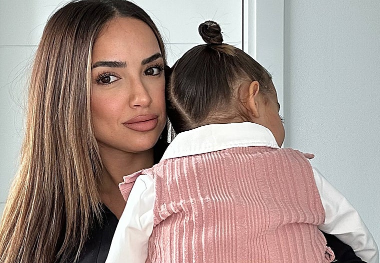 Lucía Sánchez y su hija