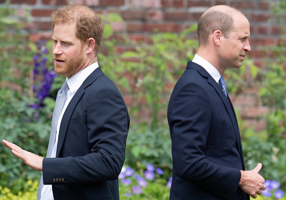 El Príncipe Harry y el Príncipe Guillermo, en una imagen de archivo.