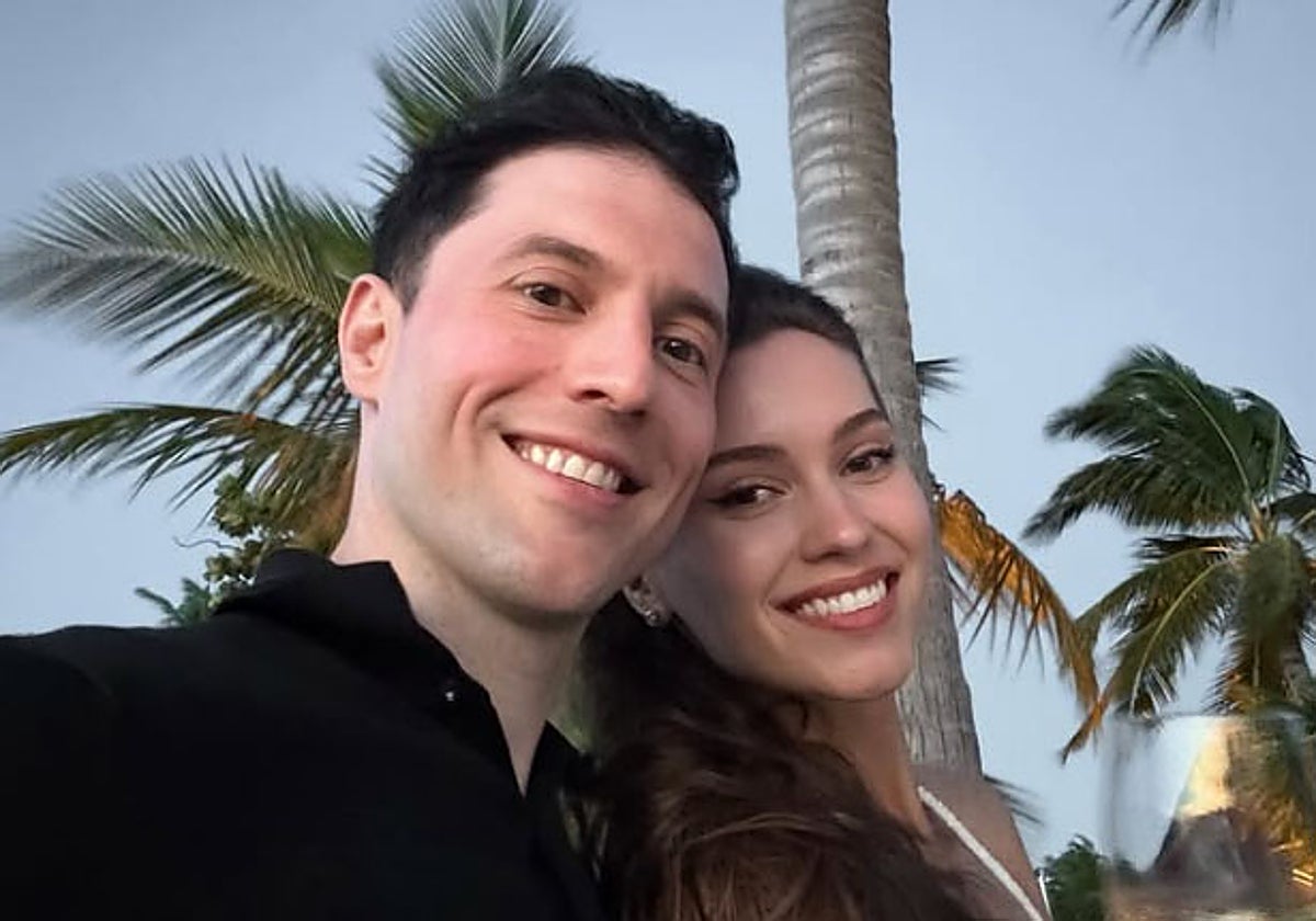 Ksenia Alexandrova e Ilya, su marido, en una imagen de sus redes sociales.