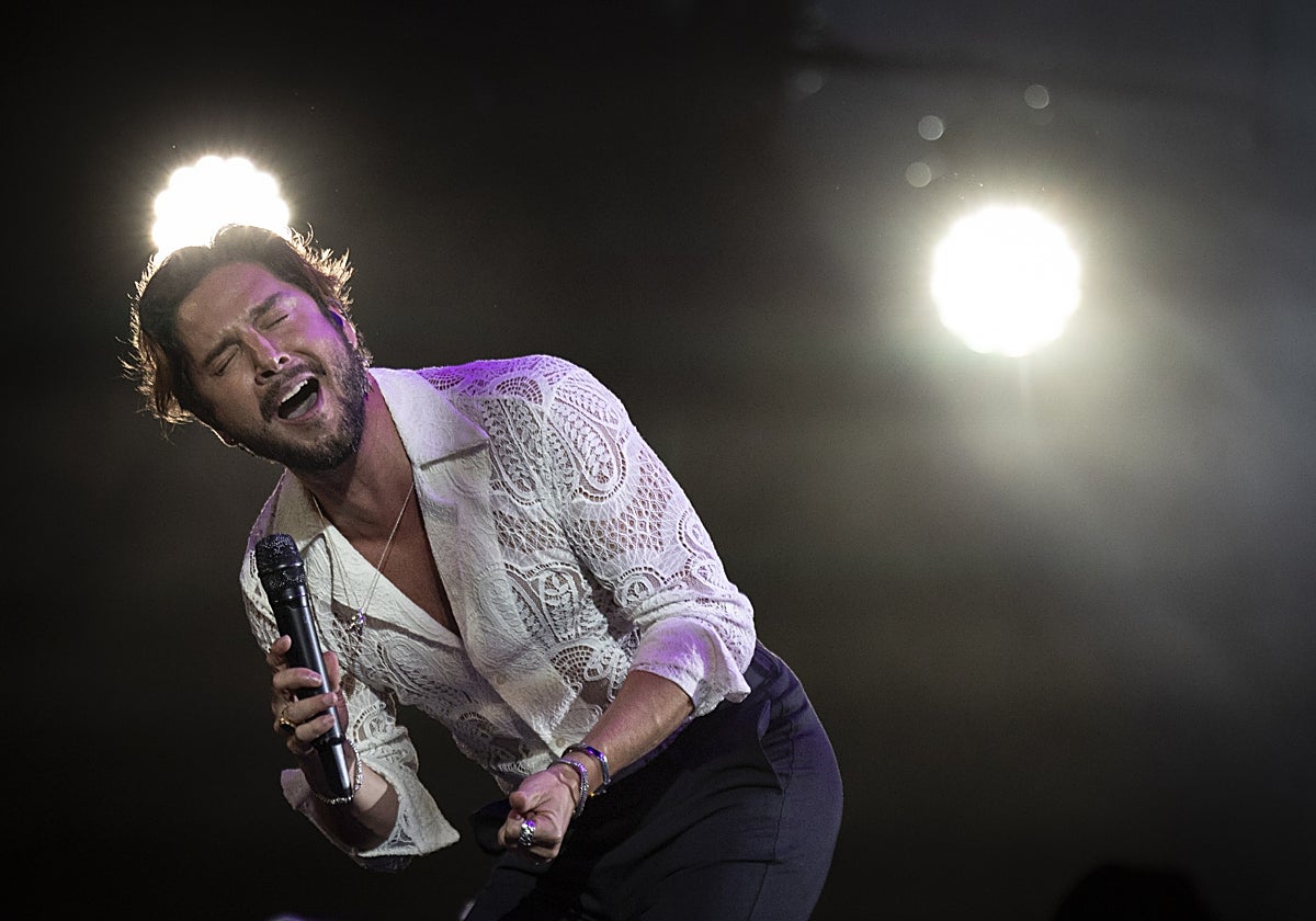 Manuel Carrcasco, durante un reciente concierto.