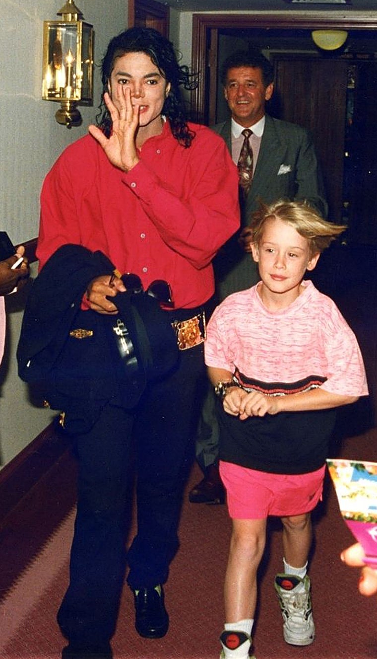 Michael Jackson y Macaulay Culkin