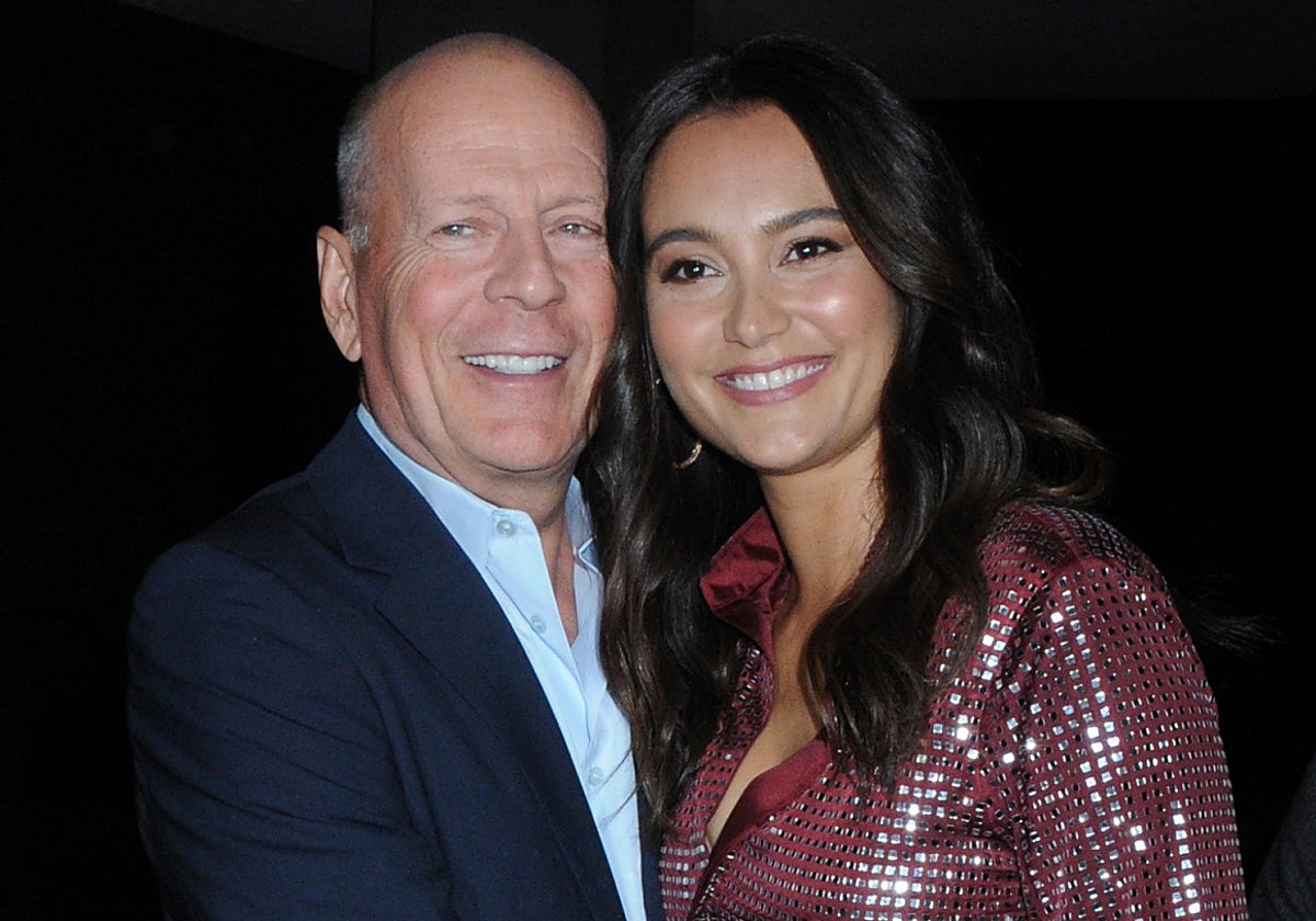 Bruce Willis y Emma Heming, en una imagen de 2019.