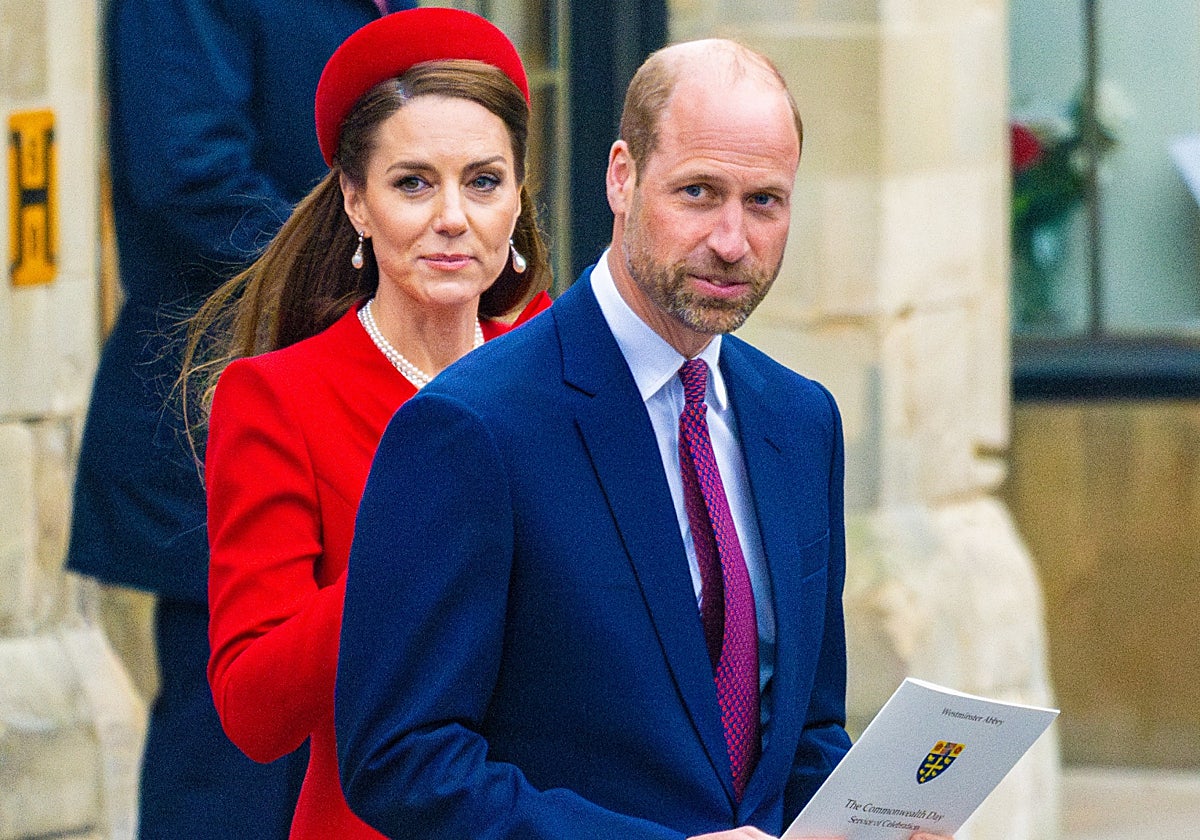 El Príncipe Guillermo y su esposa, Kate Middleton, en una imagen reciente