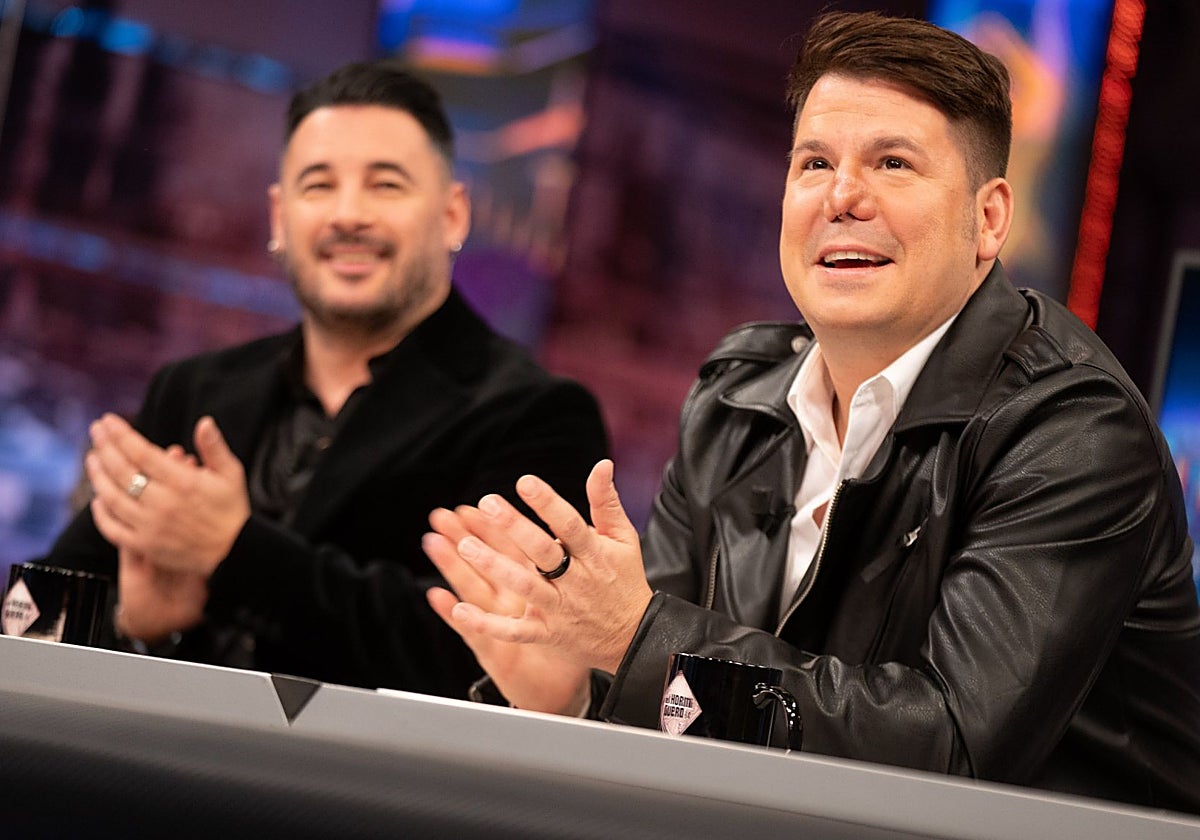 Andy y Lucas, durante su visita a 'El Hormiguero'