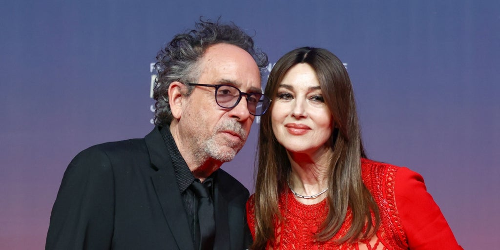 Monica Bellucci y Tim Burton se separan con «gran respeto y cariño mutuo» tras tres años de relación