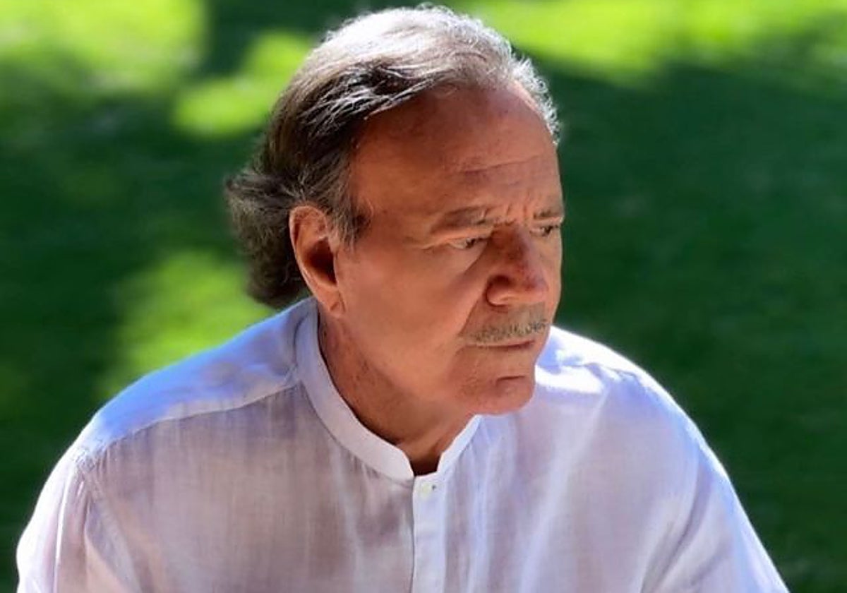 Julio Iglesias, durante un concierto en Marbella.