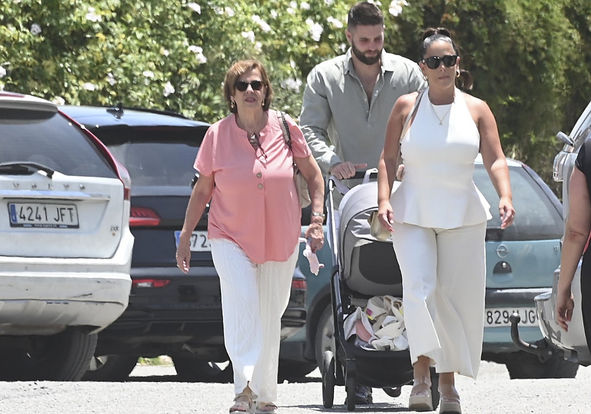 Merchi, David Rodríguez y Anabel Pantoja, en una imagen reciente.
