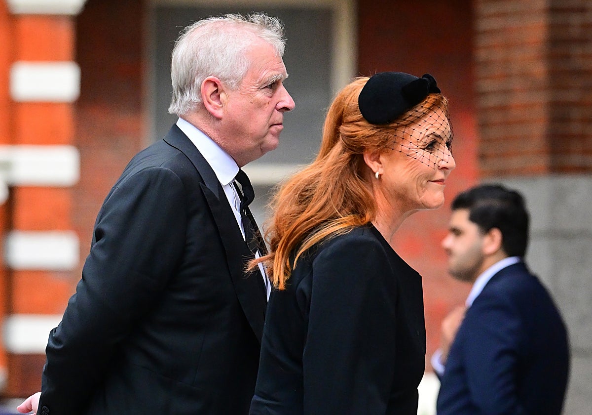 El Príncipe Andrés y Sarah Ferguson, en una imagen reciente.
