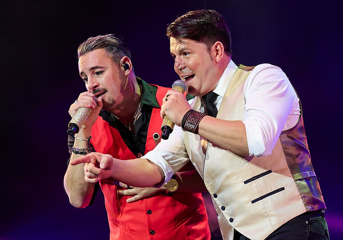 Andy y Lucas, en su concierto de despedida.