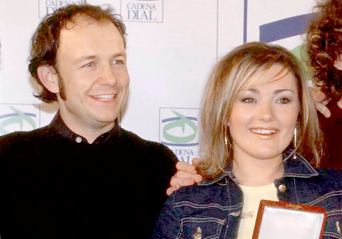 Pablo Benegas y Amaia Montero, en el comienzo de La Oreja de Van Gogh.