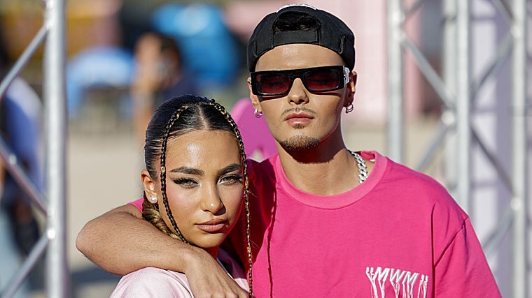 Abraham Mateo y su novia, Esty CG