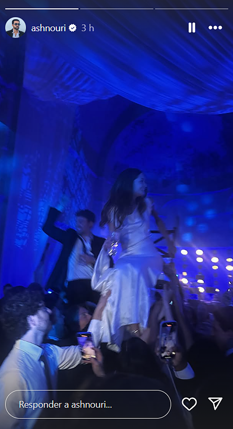 Las primeras imágenes de la boda de Stella del Carmen y Alex Gruszynski