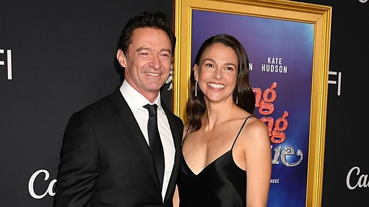 Hugh Jackman y Sutton Foster confirman su relación en la alfombra roja del AFI Fest