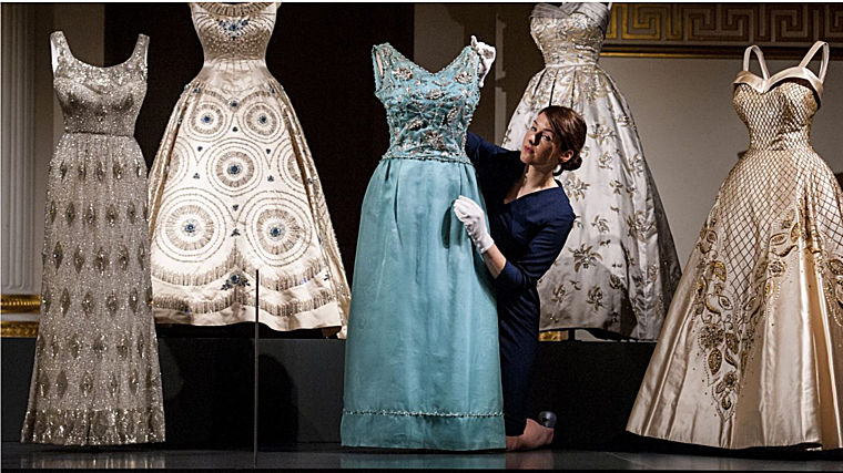 Los trajes expuestos