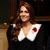 Kate Middleton sin Guillermo y con su hijo, protagonistas en el concierto del Día del Recuerdo