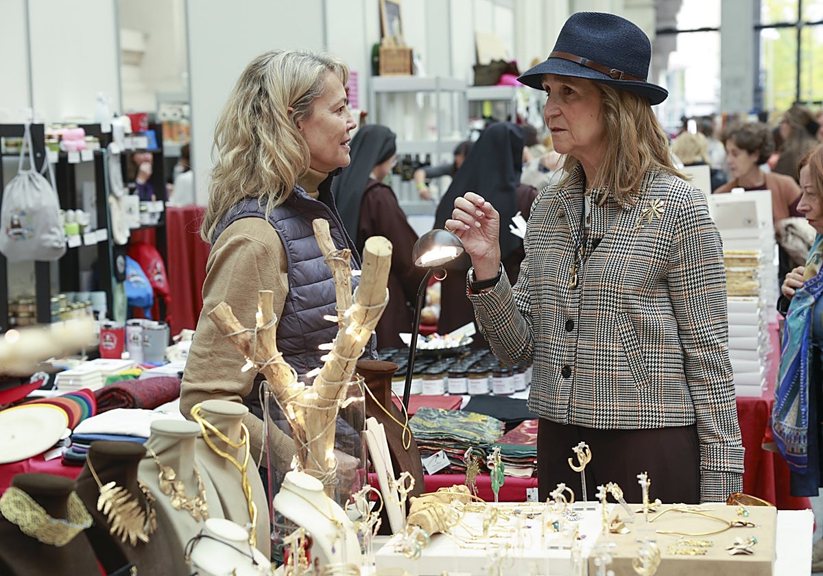 La Infanta Elena durante su visita