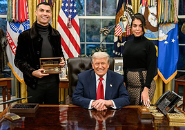 La visita a la Casa Blanca desata el rumor: ¿está embarazada Georgina?