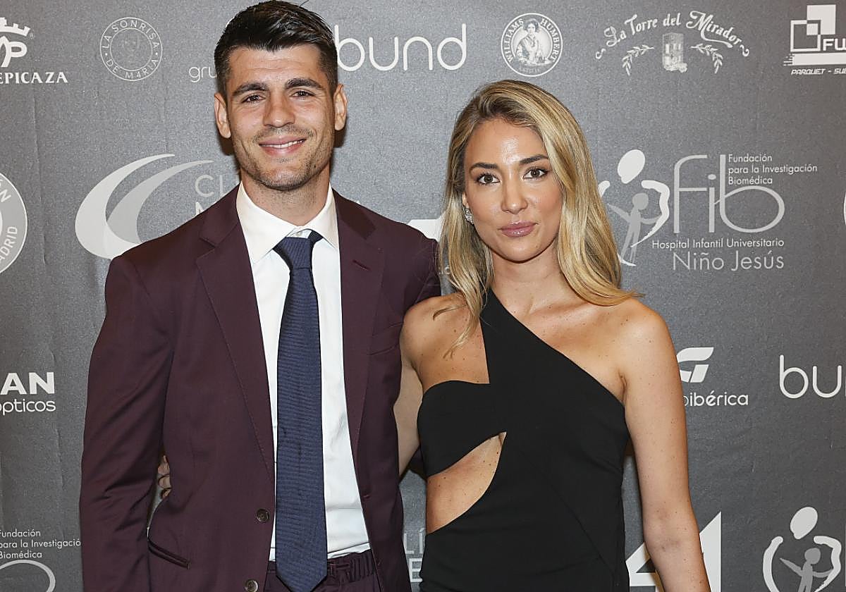 älvaro Morata y Alice Campello, en una imagen reciente