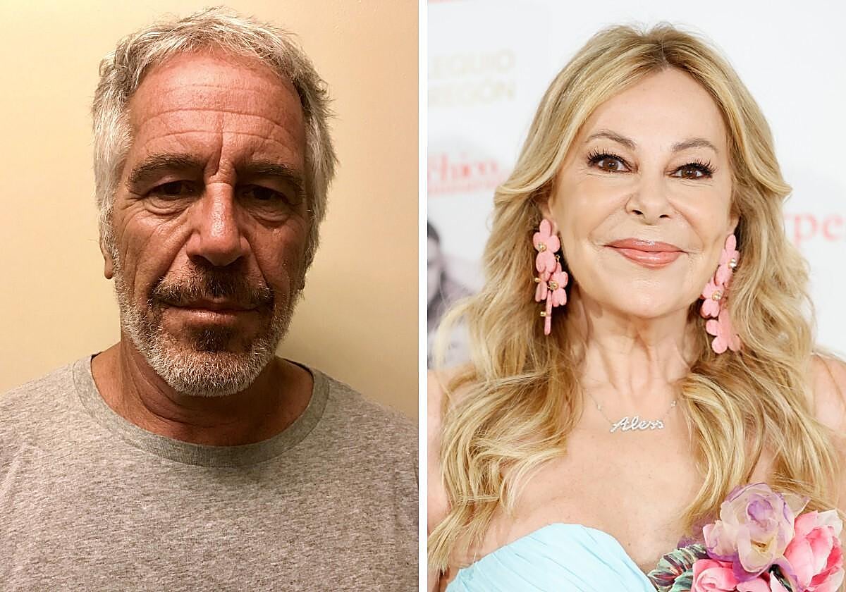 Jeffrey Epstein y Ana Obregón