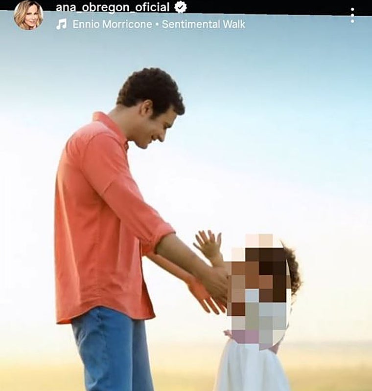 La foto de Ana Obregón creada con IA en la que su nieta abraza a su padre fallecido desata el debate en redes