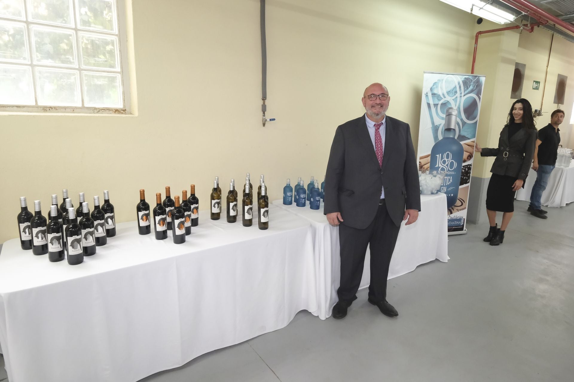 Manuel Serafín García Junco y Ana García Junco, de Destilerías Constantino y Bodega Fuentes Reina