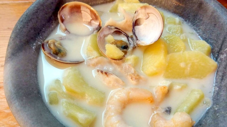 Gazpachuelo malagueño, uno de los platos de su carta