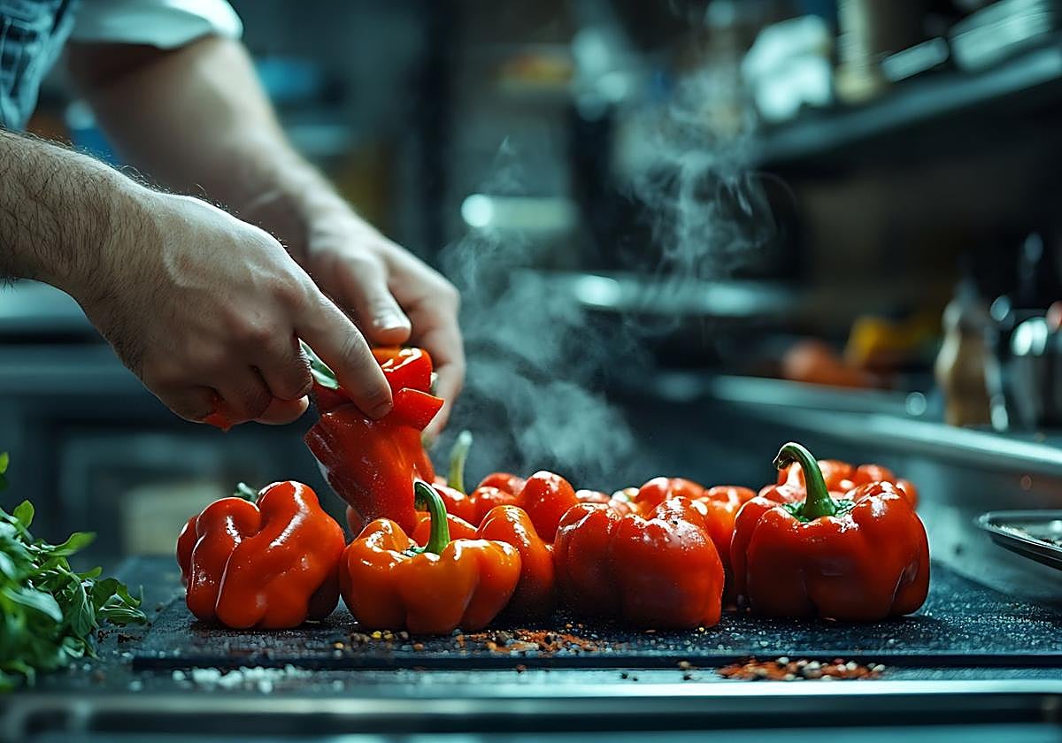 Pelar pimientos será muy fácil con este truco del reconocido chef