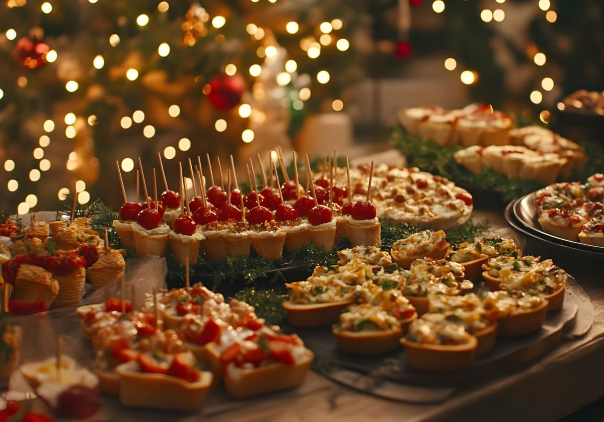 Canapés para Navidad