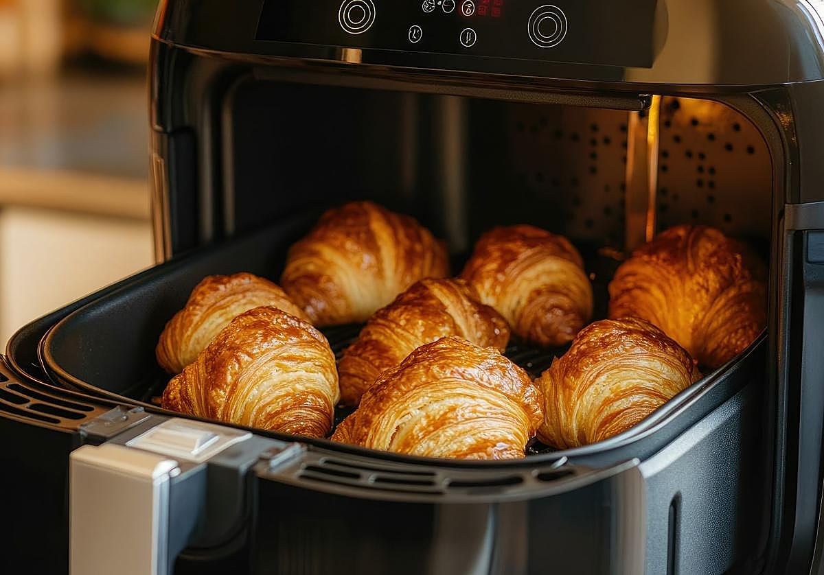 Los alimentos con rellenos líquidos no son recomendables hacerlos en la freidora de aire