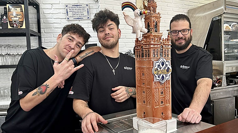 Los hermanos Fernando y José Luis Morales y su socio Pablo Vázquez