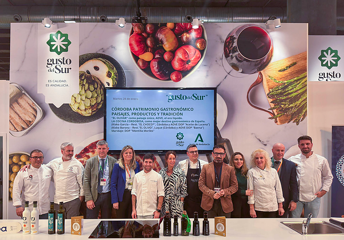 Córdoba deslumbra en Madrid Fusión con su patrimonio gastronómico y productos con DOP