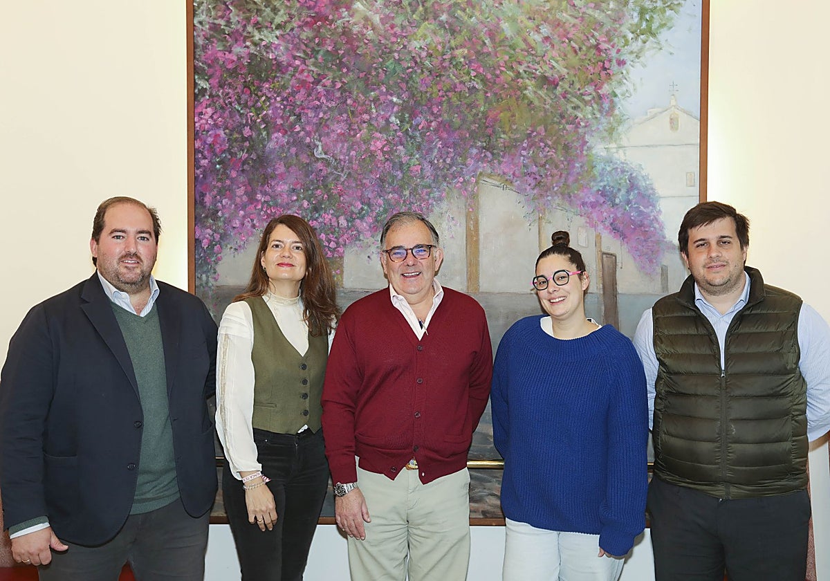 Los miembros del jurado de los Premios GURMÉ: Fernando Cabello, Isabel Aguilar, Jesús Becerra, Fátima Villanueva y Álvaro Salinero