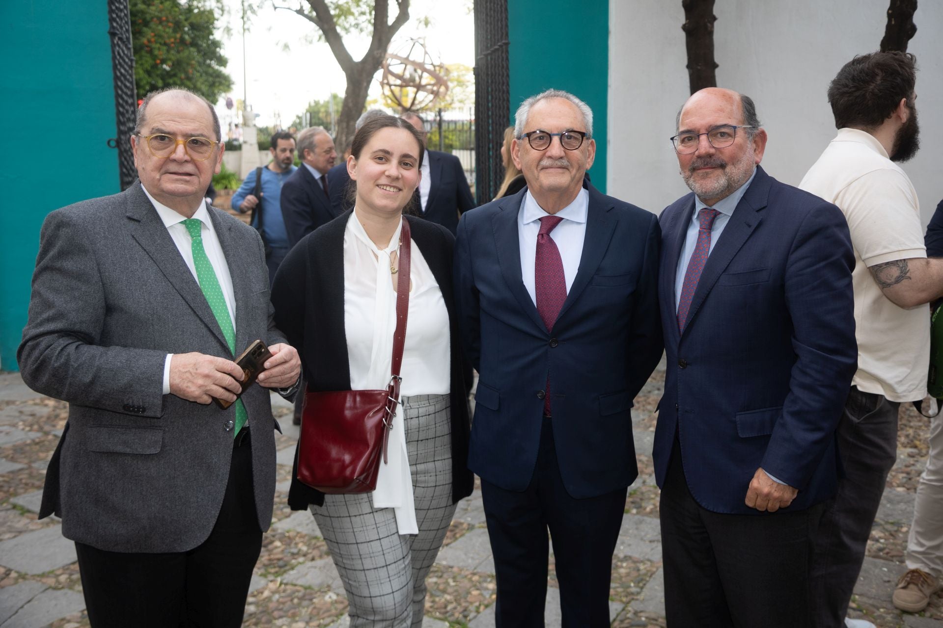 Luis Sánchez, Victoria Castro, Antonio Castro y Antonio Pardo