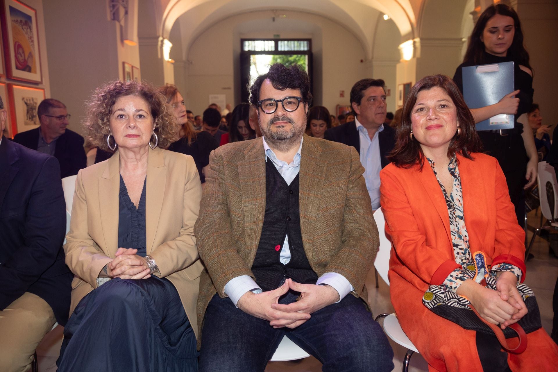 Lola Polvillo, Ángel Manuel Marín y Marta Parias