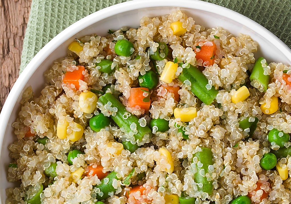 Vasito de quinoa Brillante 3 delicias express con salsa de soja
