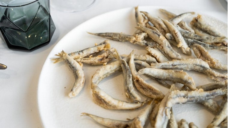 Boquerones fritos de Hermanos Alba en Málaga