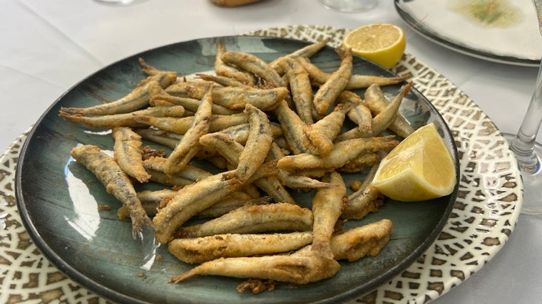 Boquerones fritos de Salvador y Lucas en Málaga