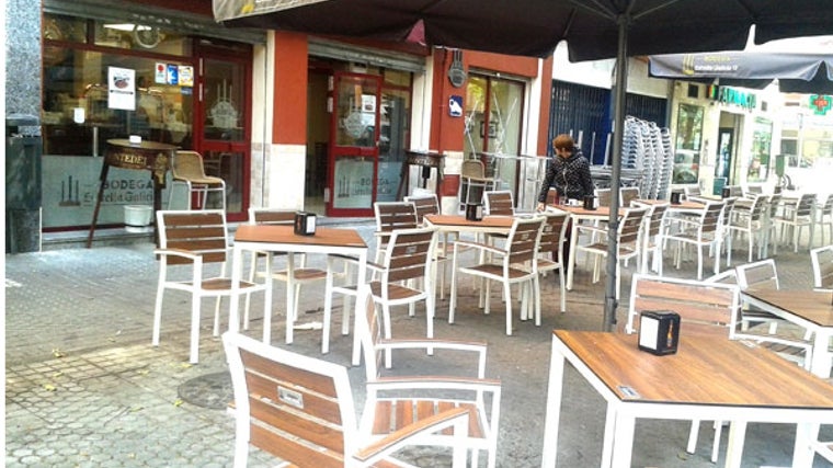 Terraza de Los Alcalareños en Sevilla