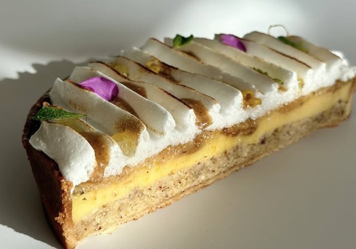 Tarta de limón de Ana Ruz Pastelería en la calle Alfonso XIII de Córdoba capital