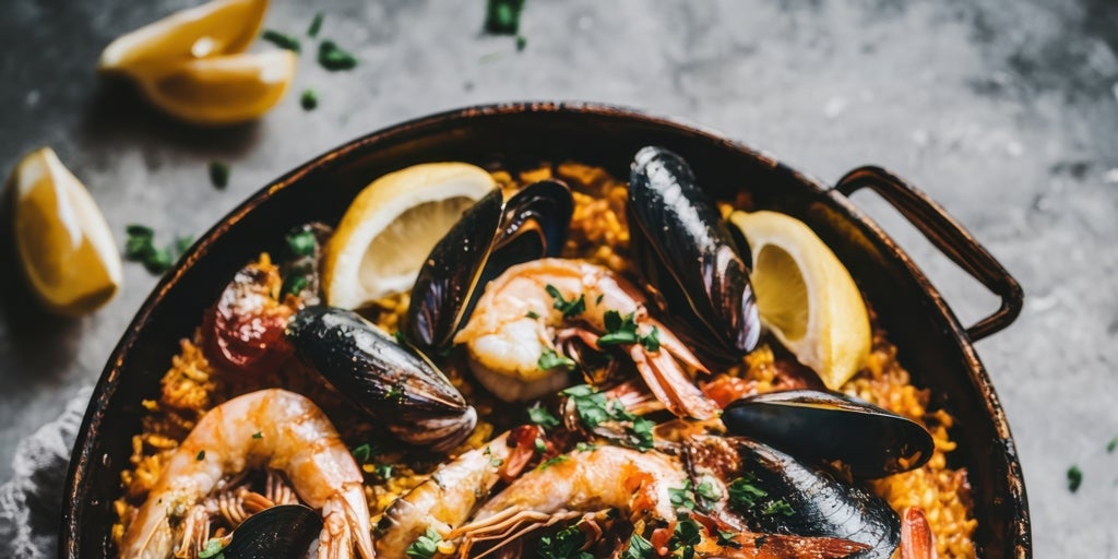 Así preparamos este arroz de marisco con Brillante paso a paso