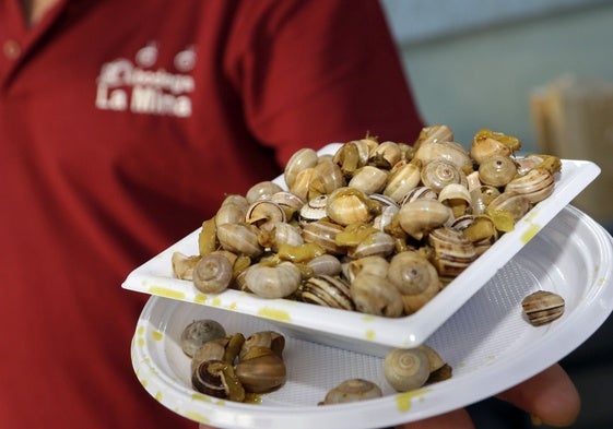 Plato de caracoles de Caracolia
