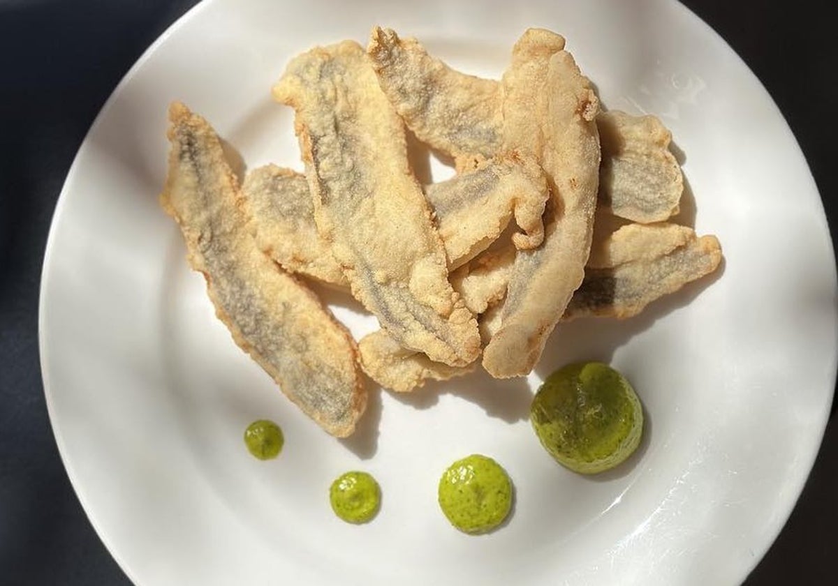 Araña frita adobada del restaurante El Boquerón de Córdoba