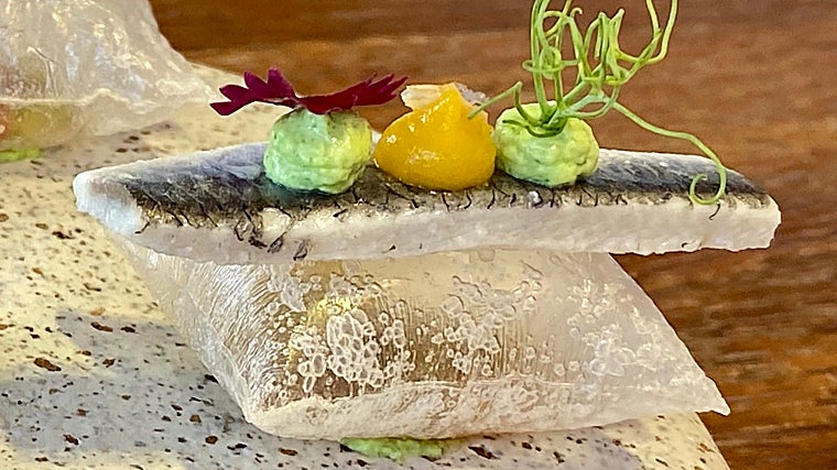 Crujiente con zurrapa de José Carlos García en Málaga