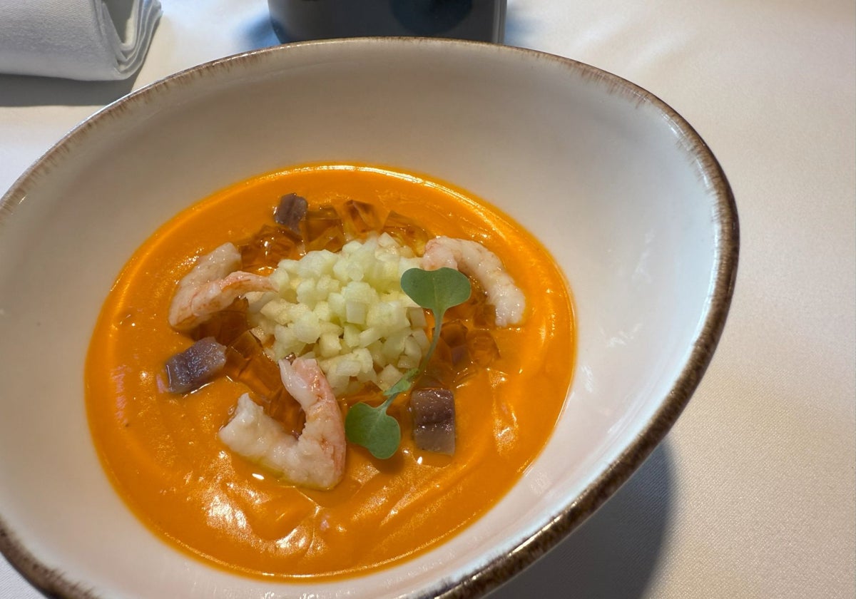 Salmorejo amontillado de Garum 2.1 en la capital cordobesa