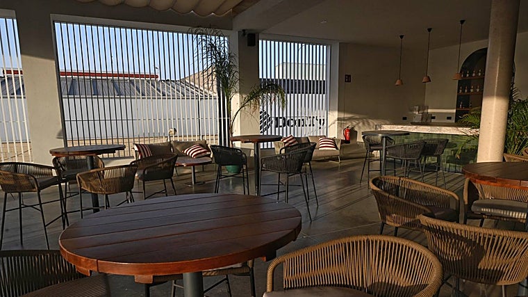 Terraza superior destinada a eventos