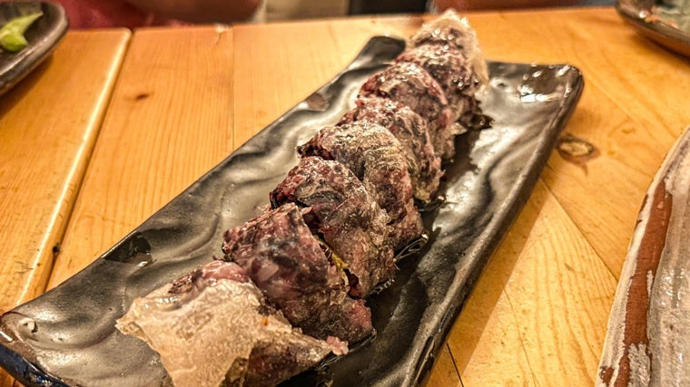 Plato de Cristal Tuna ideado para compartir en el restaurante Sibuya de Córdoba capital