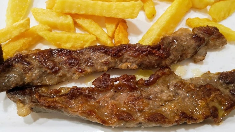 Plato en el mesón restaurante La Cepa